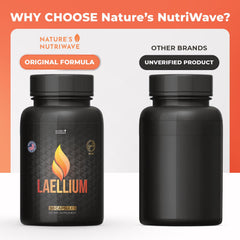 Morning routine shot shows taking Laellium as part of a simple daily dosing.