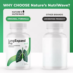 Nature’s NutriWave LungExpand Pro manufacturing in a GMP-certified USA facility ensures quality.