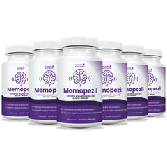 Memopezil bottle front by Nature's NutriWave supports daily wellness at a glance.