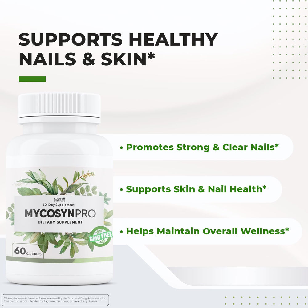 Mycosyn Pro capsules close-up, convenient daily use