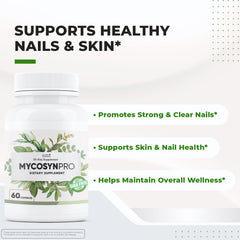 Mycosyn Pro capsules close-up, convenient daily use