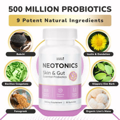 Nature’s NutriWave Neotonics 9 natural ingredients visualized for a balanced blend