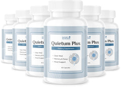 Nature’s NutriWave Quietum Plus bottle front with plant-based capsules for daily wellness