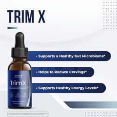 Nature’s NutriWave TrimX daily-dose drops easily mix into your drink