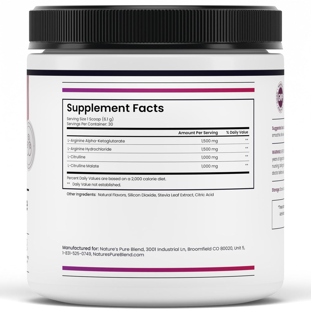 Nature's Pure Blend lifestyle shot suggests energized focus after use