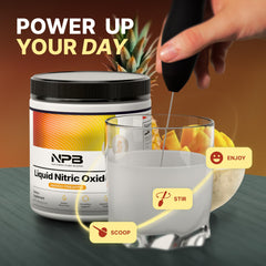 Athlete training with Nature's Pure Blend Liquid Nitric Oxide for improved performance