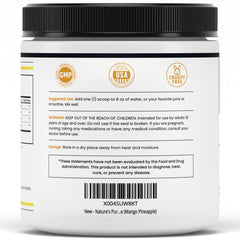 Pour mix into water or juice to create a quick pre-workout drink