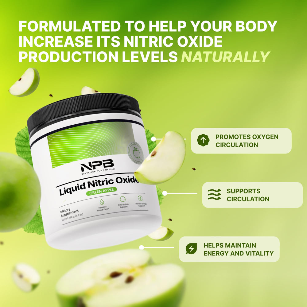 Powder scoop with Nature's Pure Blend Nitric Oxide for quick preworkout mix
