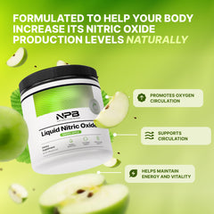 Powder scoop with Nature's Pure Blend Nitric Oxide for quick preworkout mix