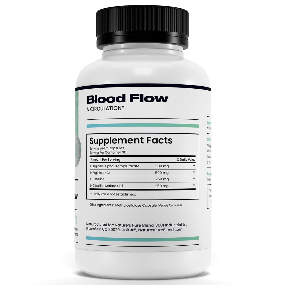 Morning routine with Nature's Pure Blend Nitric Oxide for Men energy support