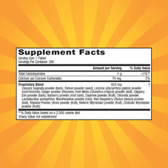 Nature's Secret Super Cleanse bottle label shows extra strength cleansing blend.