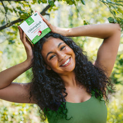 Chlorophyll with prebiotic fiber supports digestive comfort and balance.