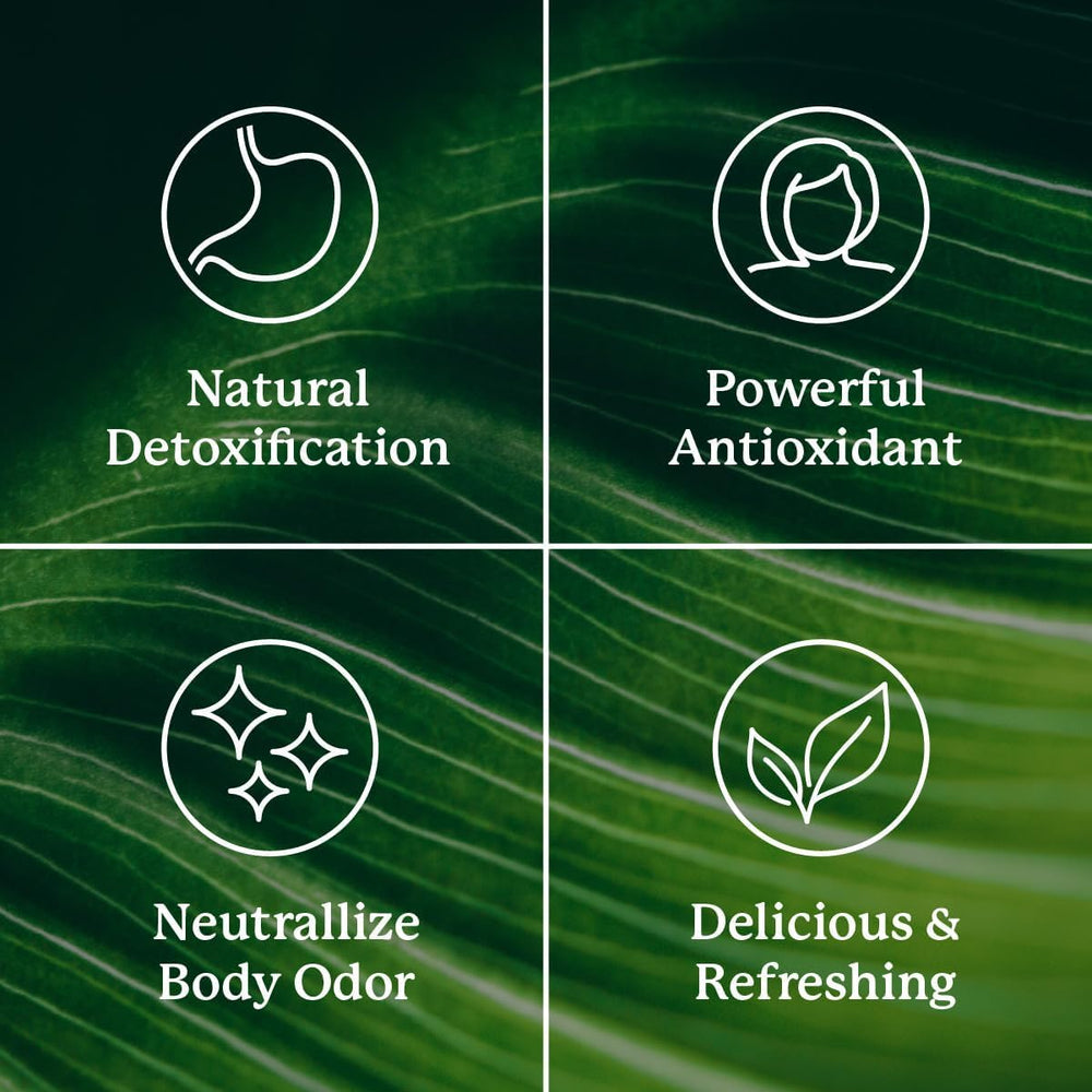 Nature's Sunshine chlorophyll sticks on the go for convenient daily use.