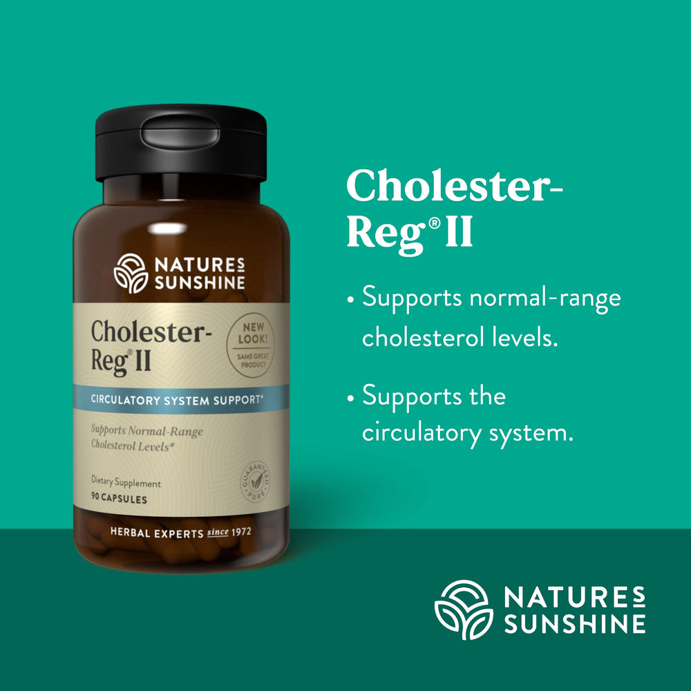 Nature's Sunshine Cholester-Reg II artichoke leaves detail of herbal formula.