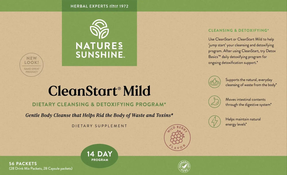 Nature's Sunshine CleanStart prepared tea glass, refreshing and easy to enjoy