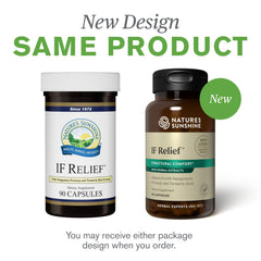 IF Relief white willow bark depicts traditional herb for inflammatory support