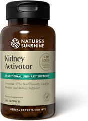 Nature's Sunshine Kidney Activator bottle front highlights a natural kidney support blend