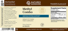 Nature's Sunshine Methyl Combo capsules in hand, suggesting easy daily use.