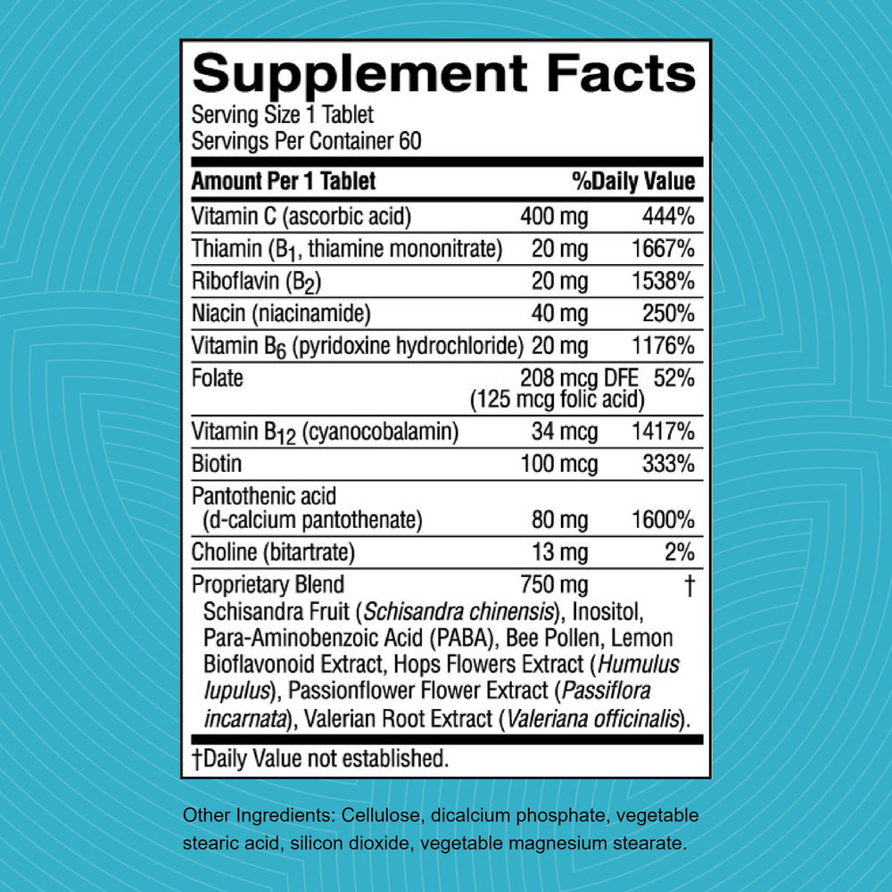 Nature's Sunshine Nutri-Calm tablets closeup, highlighting easy-to-take daily tablets.