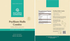 Nature's Sunshine Psyllium Hulls Combination powder-dispense container emphasizes bulk fiber option