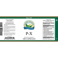 Nature's Sunshine PX 100 capsules closeup highlights compact capsules for daily use.