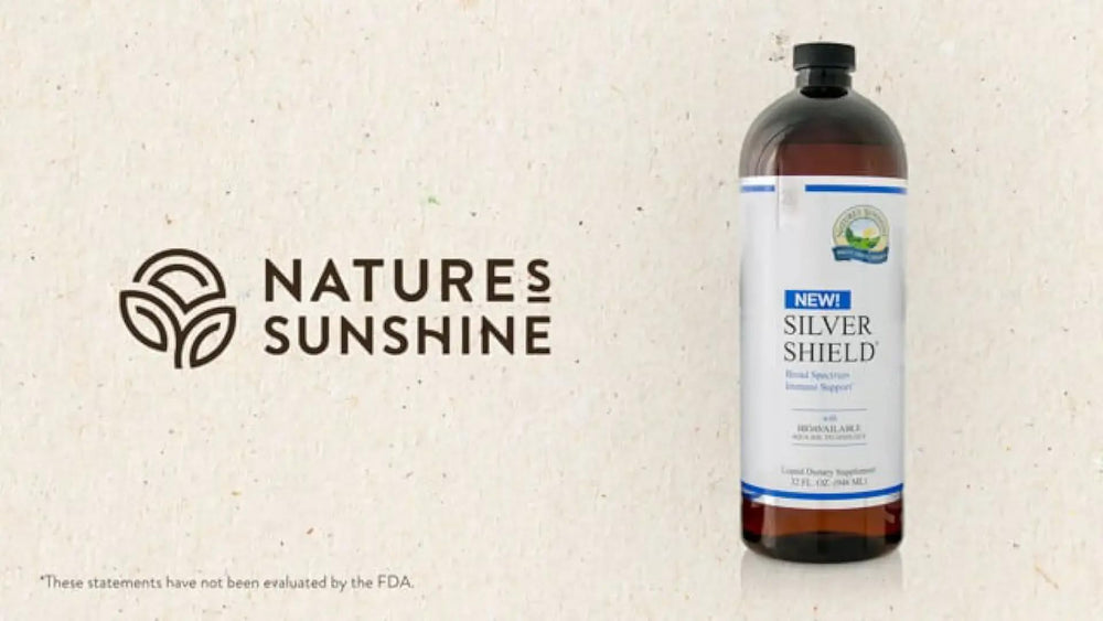 Nature's Sunshine Silver Shield Liquid pure water suspension image