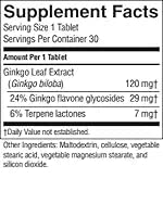 Close-up of Nature's Sunshine Ginkgo Biloba capsules for convenient daily dosing.