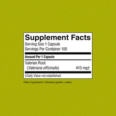 Nature's Sunshine Valerian Root plant visual highlights the natural root origin for gentle herbal use.