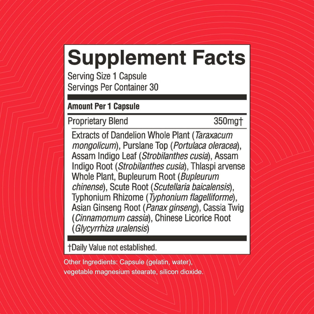 VS-C TCM Concentrate bottle on shelf with herbal ingredients for daily wellness.