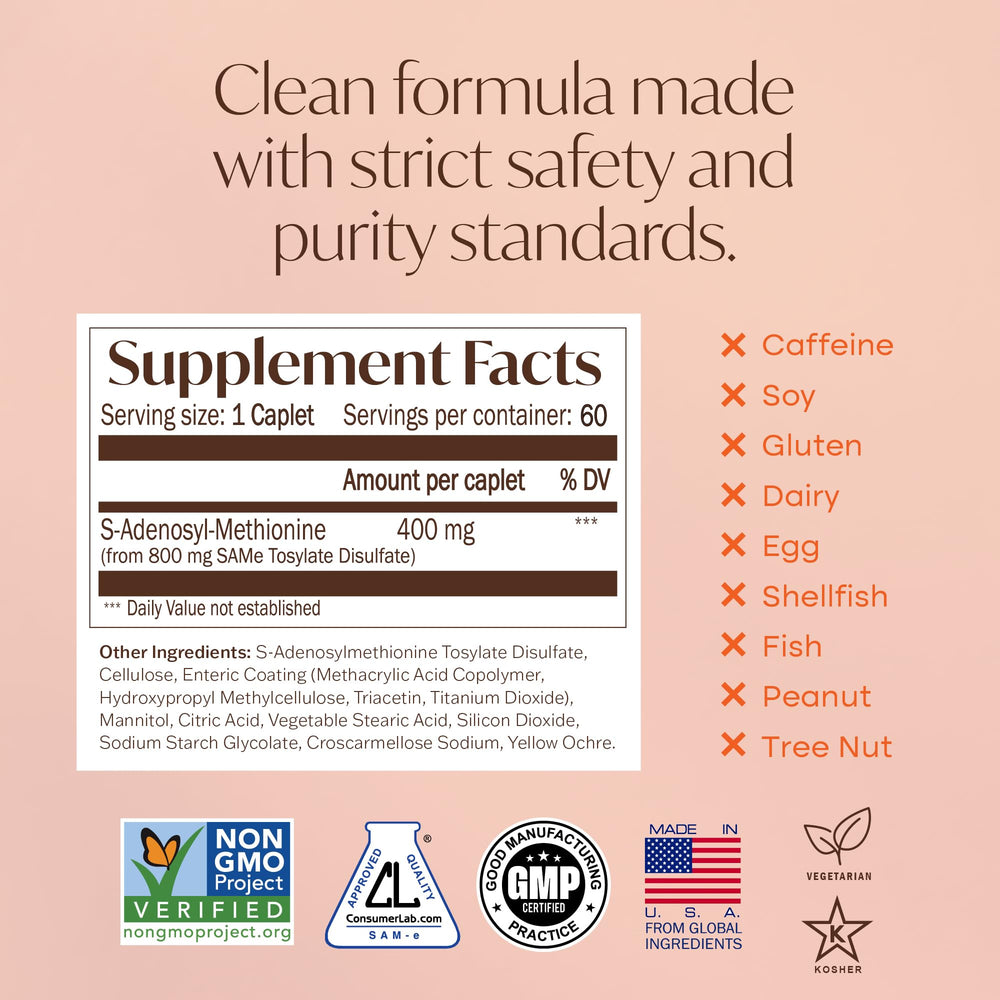 Nature's Trove SAM-e 400mg mood support for daily balance