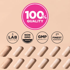 Nature's Truth Raw Flora non-gmo label-display for quality-tested, US-made probiotics.