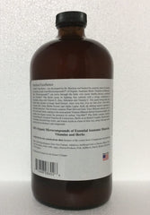 Nature's Unique Vita-Min Plus Herbs label highlights natural ingredients for immune support