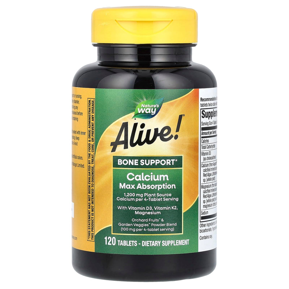 Nature's Way Alive Calcium plant-based calcium for bone support