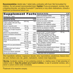 Nature's Way Alive Daily Energy bottle label close-up emphasizing high potency vitamins for overall support.
