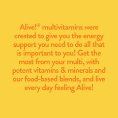 Nature's Way Alive Daily Energy gluten-free badge communicates allergen-free choice.