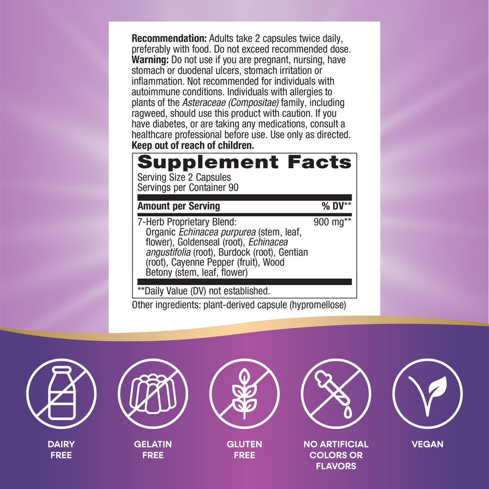 Nature's Way capsules provide convenient immune support on the go.
