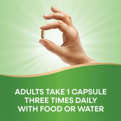 Nature's Way Milk Thistle bottle ingredients panel emphasizes herbal blend