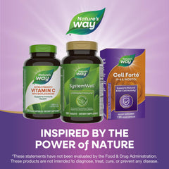 Nature's Way SystemWell packaging highlighting no soy dairy or artificial colors