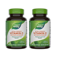 Nature's Way Vitamin C extra-strength bottle for daily antioxidant support