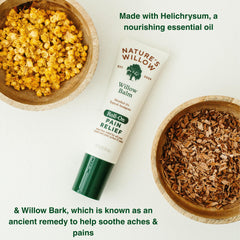 Nature's Willow Roll-On on back and neck for targeted relief