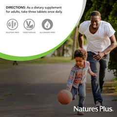 NaturesPlus AgeLoss ingredients label showing OptiRenal blend and antioxidants