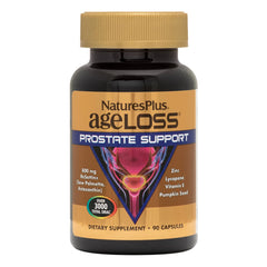 NaturesPlus AgeLoss Prostate Support bottle with capsules for daily urinary comfort