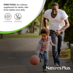 NaturesPlus AgeLoss REJUVABOLIC ingredient blend emphasizes antioxidants and vitamins.