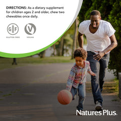 NaturesPlus Animal Parade Gold probiotic and enzyme blend iconography