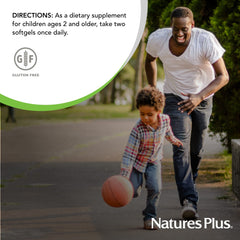 NaturesPlus Animal Parade Omega-3/6/9 Junior packaging transition, maintaining purity and quality.