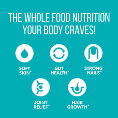 Packaging highlights six collagen types I X for broad support