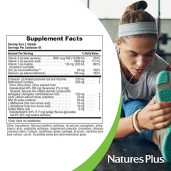 Commando 2000 label notes antioxidants like A, C, E plus minerals