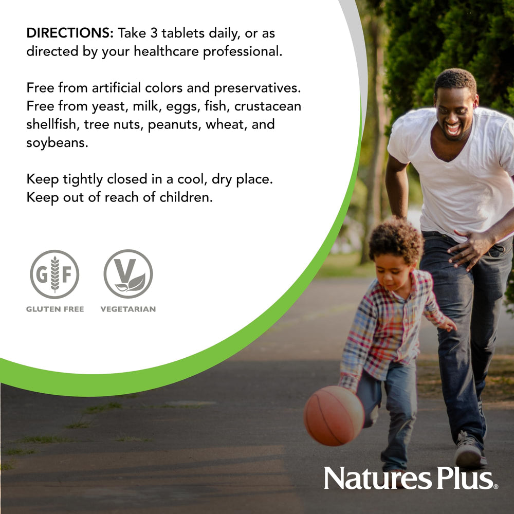 NaturesPlus GI Natural gluten-free label indicates allergen-friendly formula