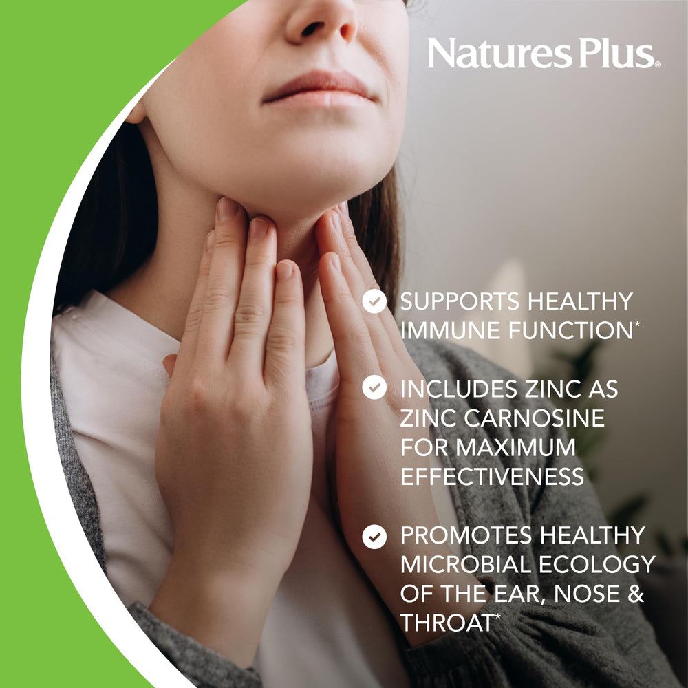 Close-up of K12 probiotic label with 6 billion viable cells on NaturesPlus packaging.