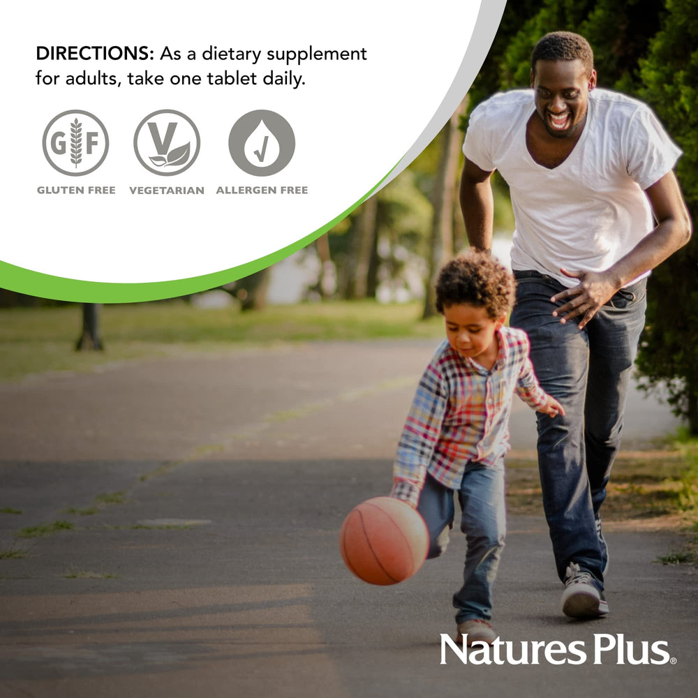 NaturesPlus packaging transition notice highlighting new look while maintaining standards.